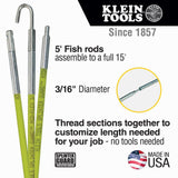 15 ft Mid Flex Glow Rod 50152