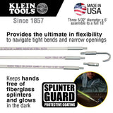 18' (5.5 m) Hi-Flex Glow Rod Set 56418