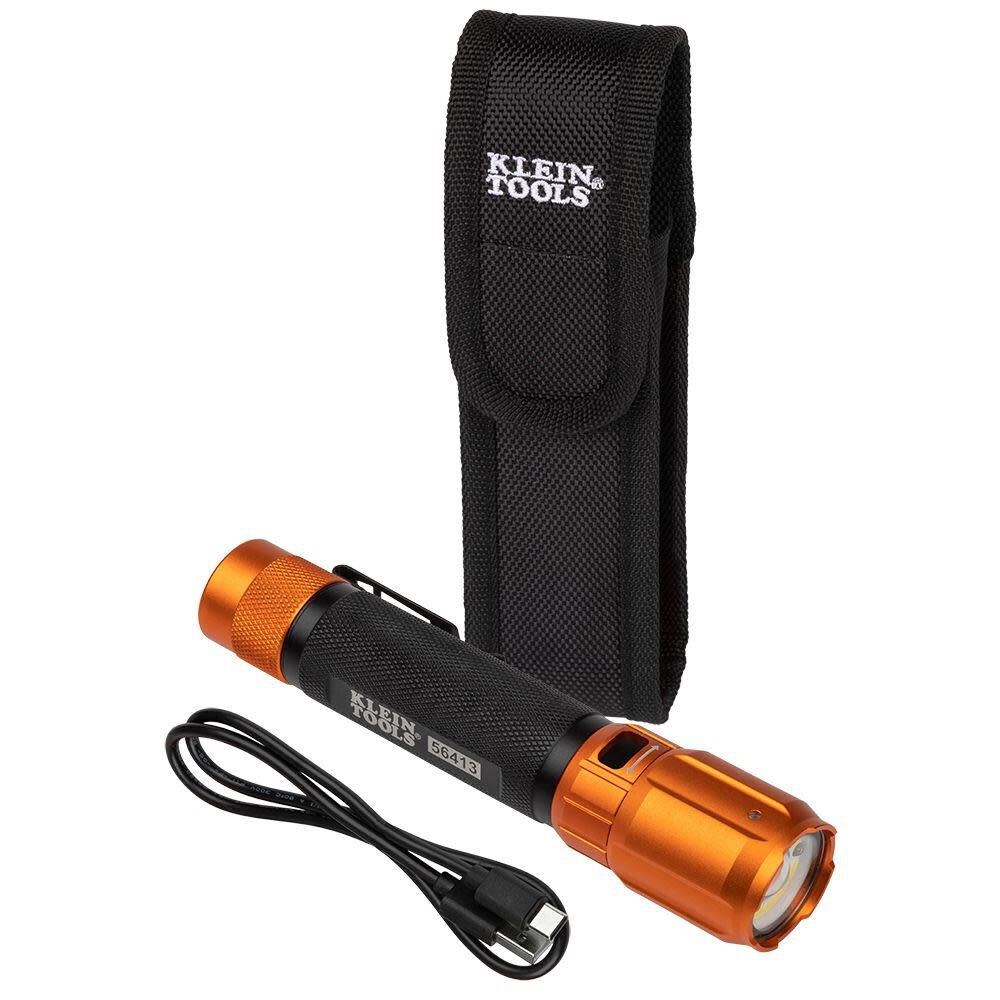 2 Color LED Flashlight Rechargeable 56413