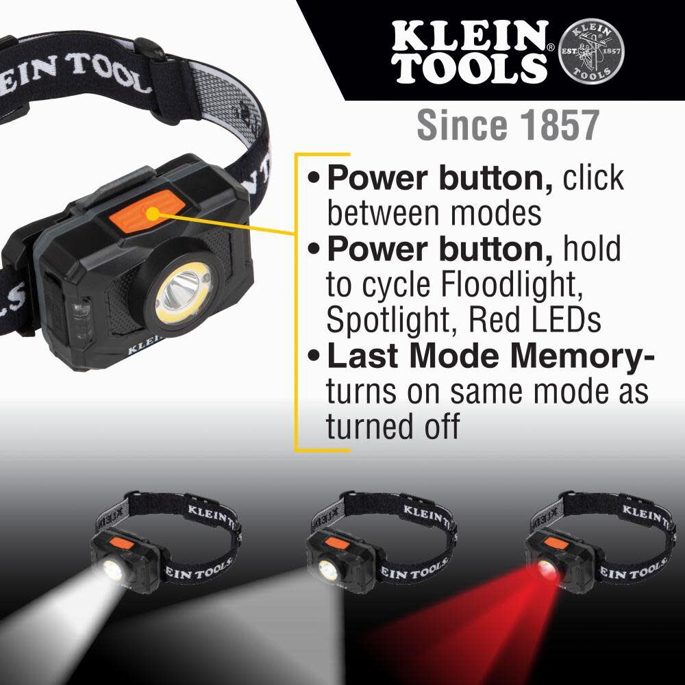 800-Lumen LED Rechargeable Headlamp (Battery Included) 56414