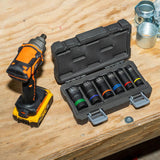 Tools 2-In-1 Slotted Socket Set 6 Piece 66090