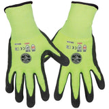 2-Pair of Work Gloves Cut Level 4 Touchscreen - X-Large 60198