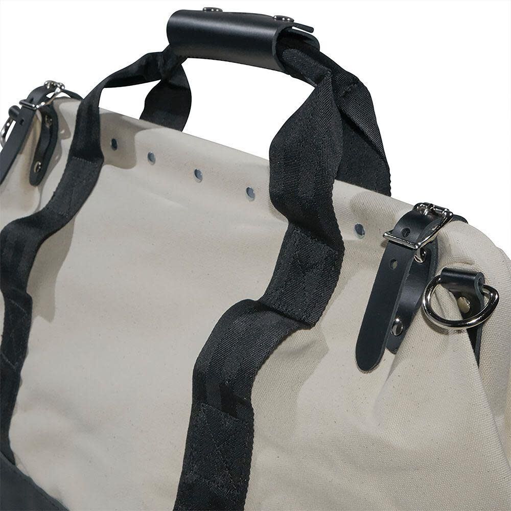 20in Canvas Tool Bag Leather Bottom 500320