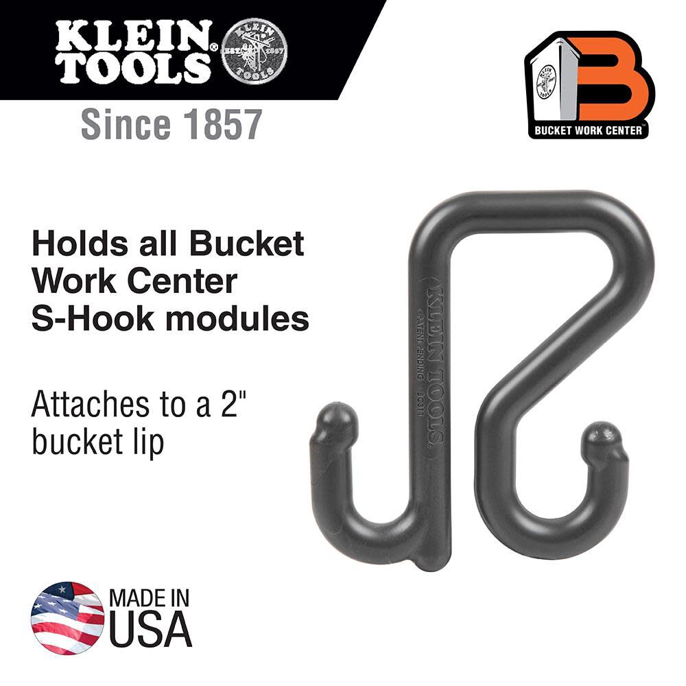 2in Utility Bucket S Hook BC311