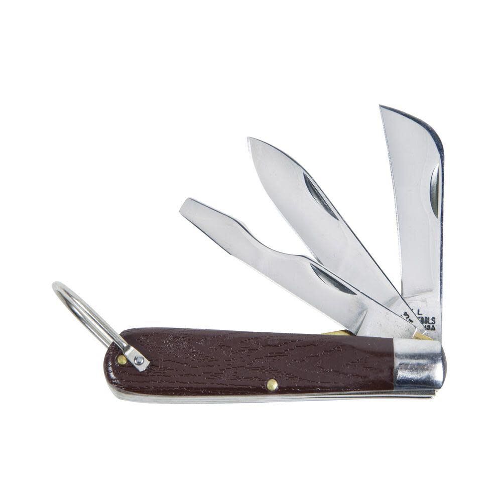 3 Blade Pocket Knife w/Screwdriver 15506