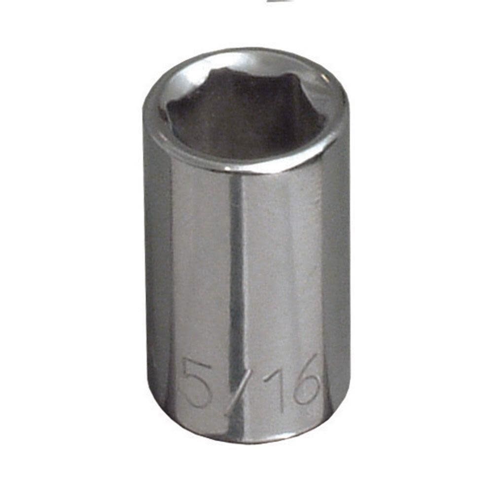 Tools 3/16in Standard 6 Point 1/4in Drive Socket 65600