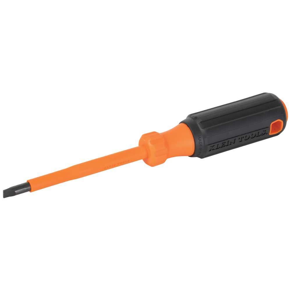 Bi-material Handle Slotted Screwdriver 6824INS