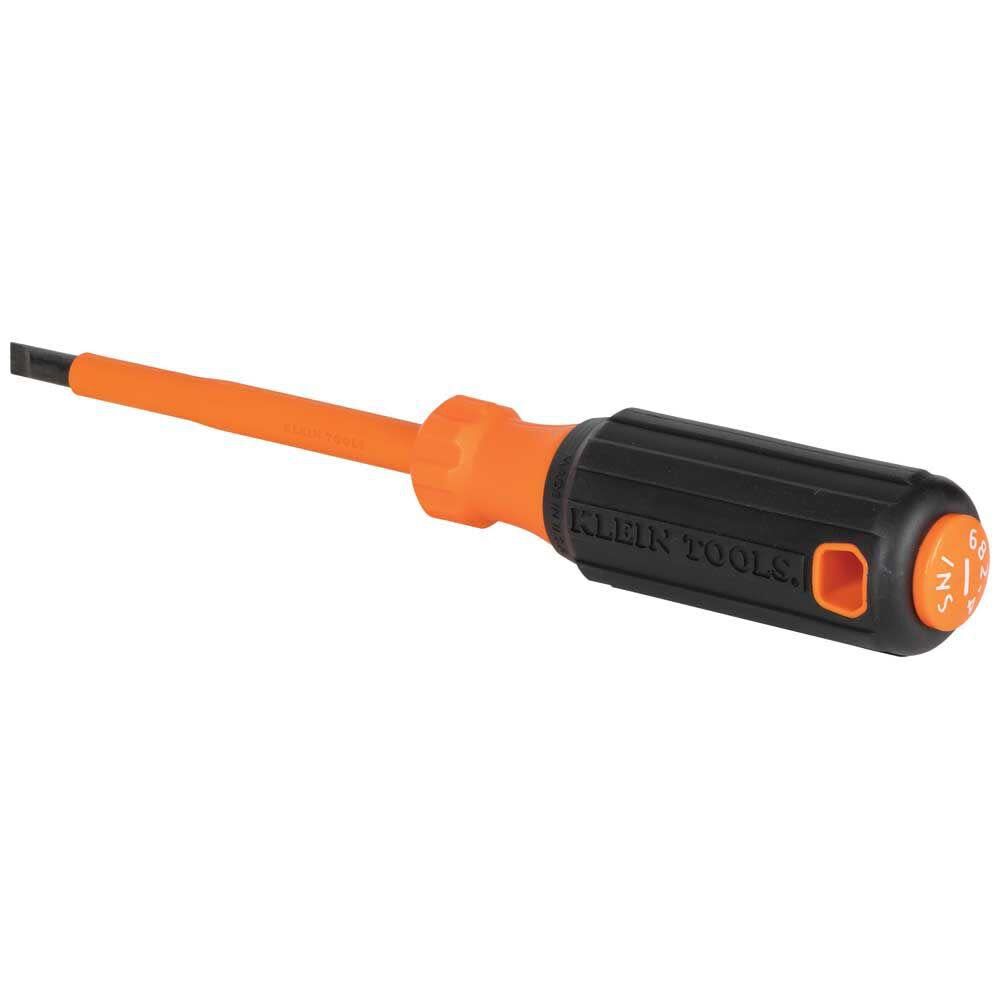 Bi-material Handle Slotted Screwdriver 6824INS