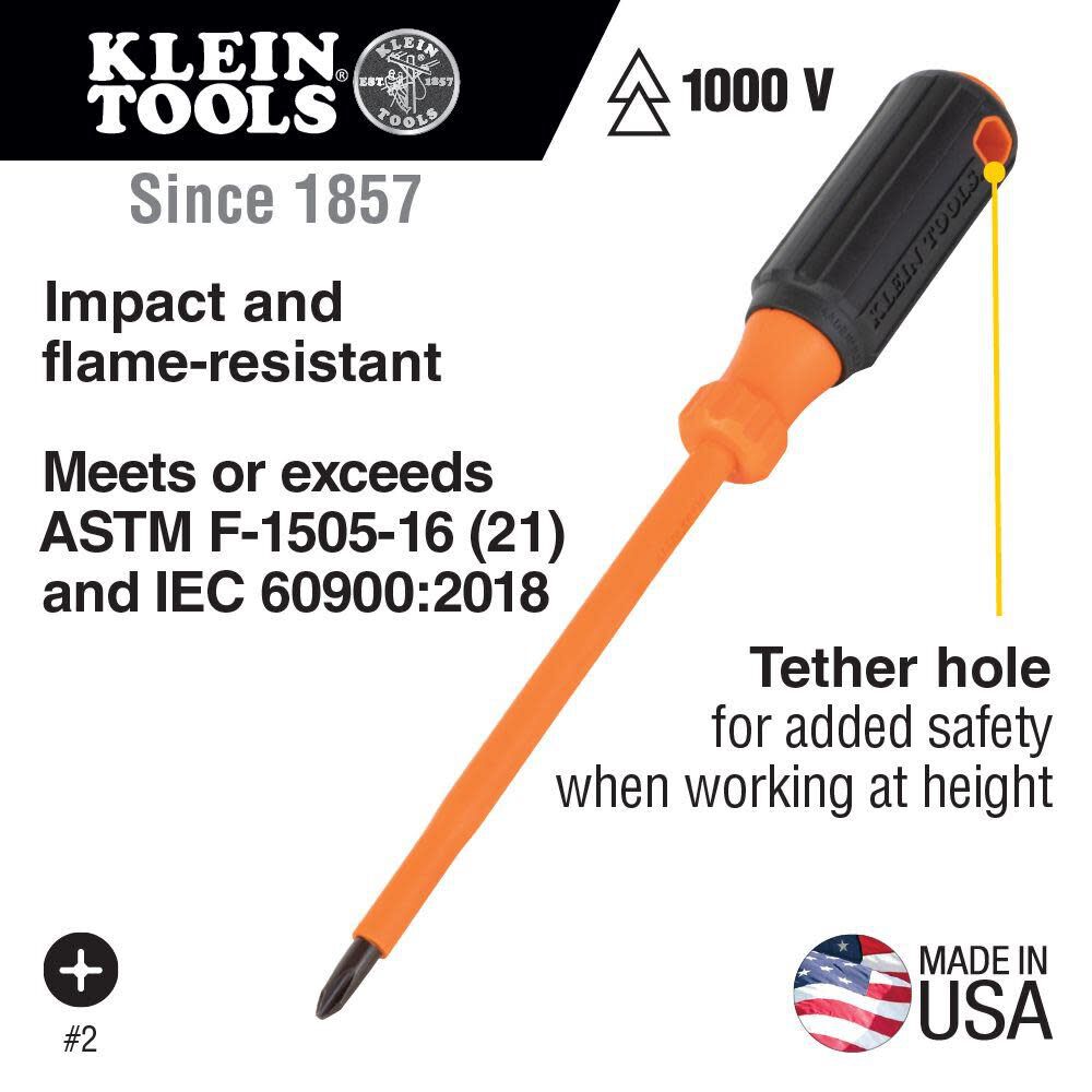 Bi-material Handle Phillips Screwdriver 6834INS