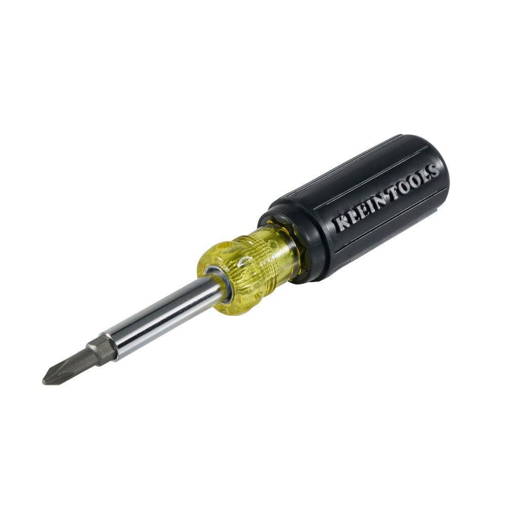 5-Piece Bi-material Handle Multi-bit Multi Tool Screwdriver 32476