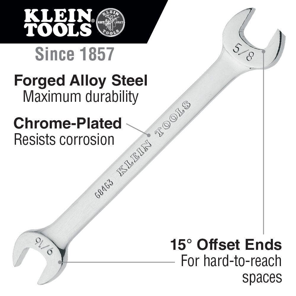 5 Piece Open-End Wrench Set 68450