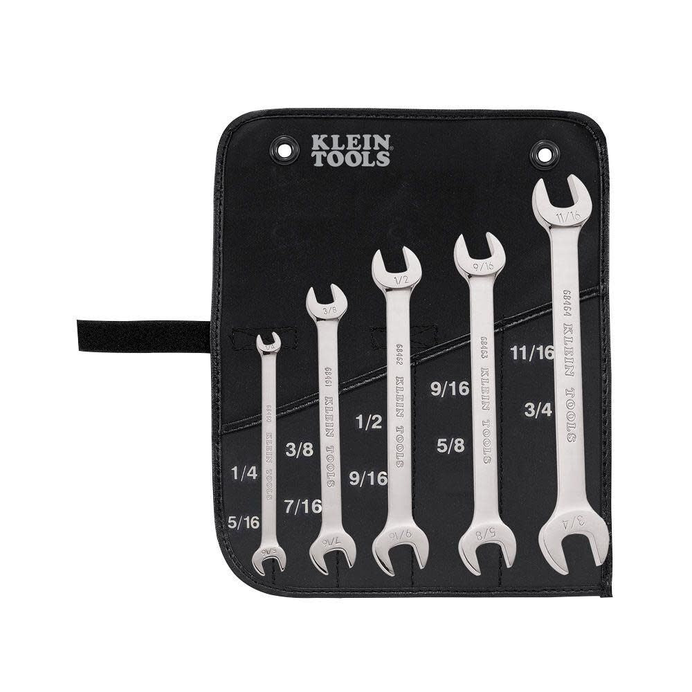 5 Piece Open-End Wrench Set 68450