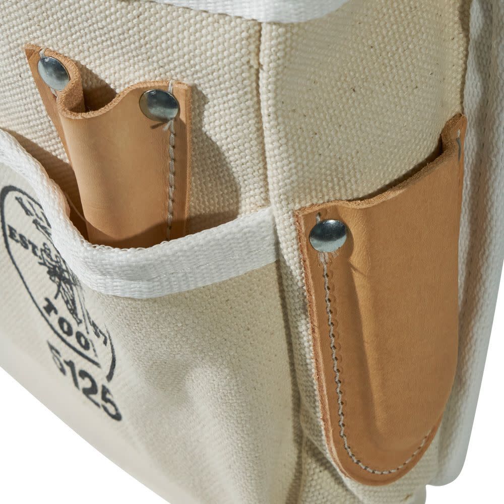 5 Pocket Tool Pouch Canvas 5125