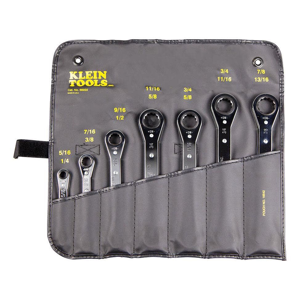 7 Piece Ratcheting Box Wrench Set 68222