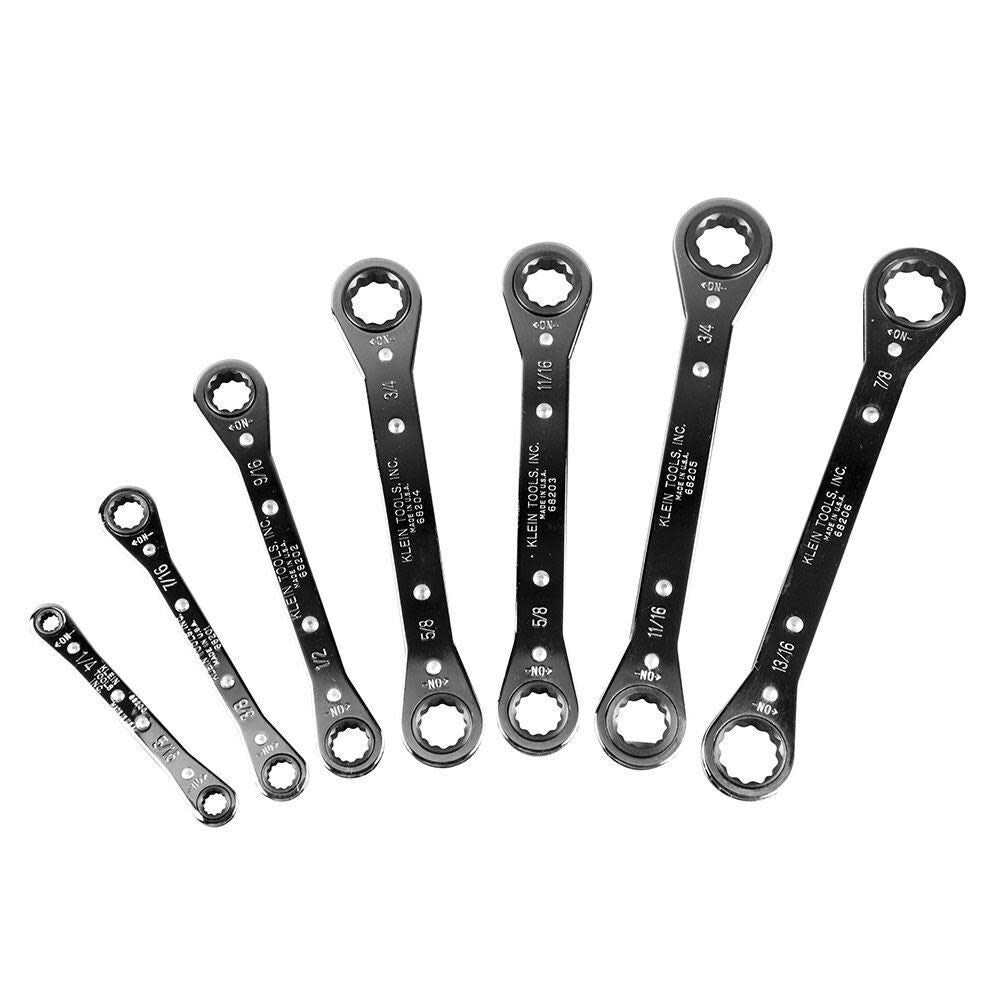 7 Piece Ratcheting Box Wrench Set 68222