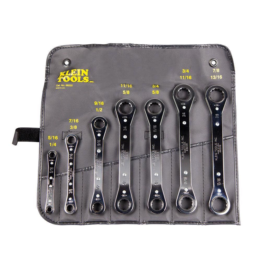 7 Piece Ratcheting Box Wrench Set 68222