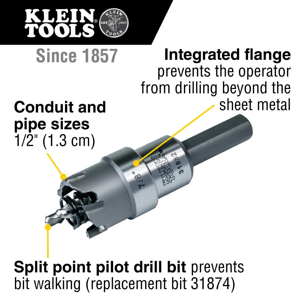 7/8in Carbide Hole Cutter 31852