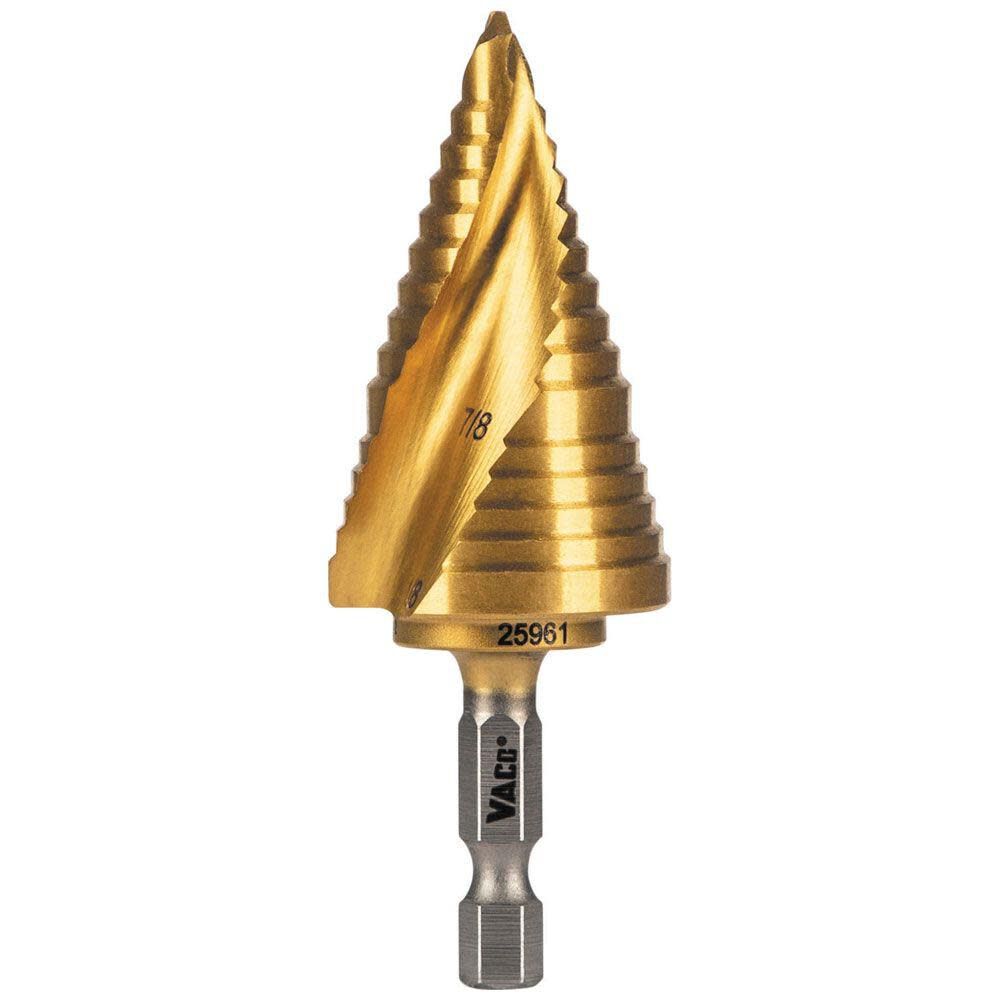 7/8in to 1 1/8in Step Drill Bit VACO 25961