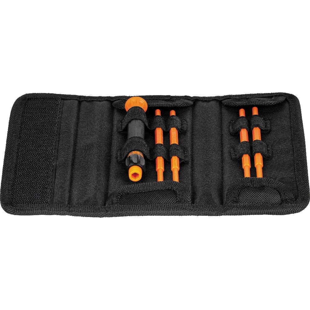 8-in-1-Piece Bi-material Handle Multi-bit Multi Tool Screwdriver 32584INSR