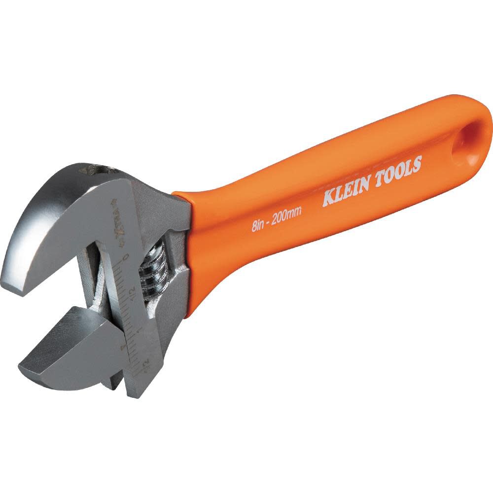 Extra Capacity 8-in Steel Adjustable Wrench O5078