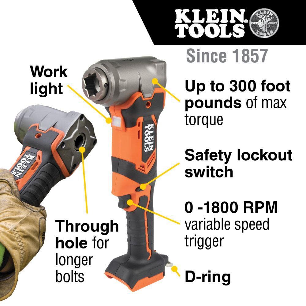 90-Degree Right-Angle Impact Wrench Kit BAT20LW1