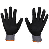 A2Cut Knit Dipped Gloves, XL, 2pk 60586