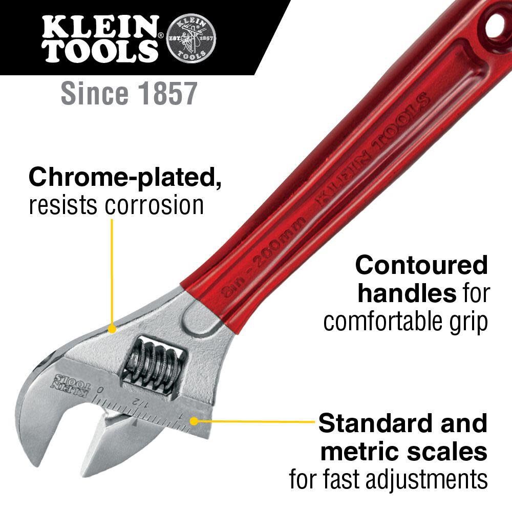 Adj. Wrench Extra Capacity 8-1/4in D5078