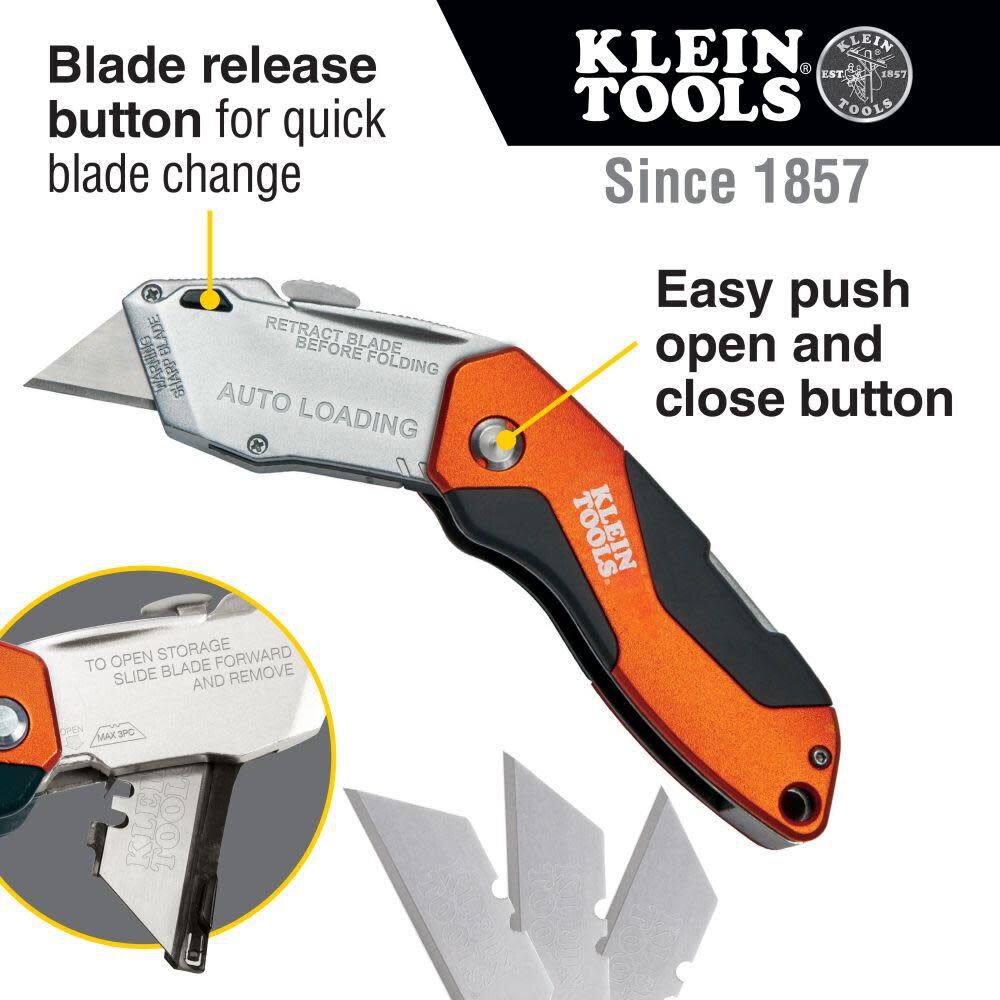 Auto-Loading Folding Utility Knife 44130