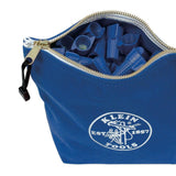 Canvas Zipper Bag Consumables Blue 5539BLU