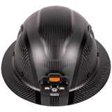 Carbon Fiber Full Brim Hard Hat with Headlamp 60514