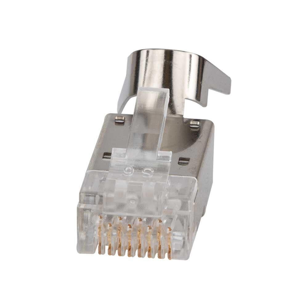 CAT6A STP Pass Thru Plug 100pk VDV826-754