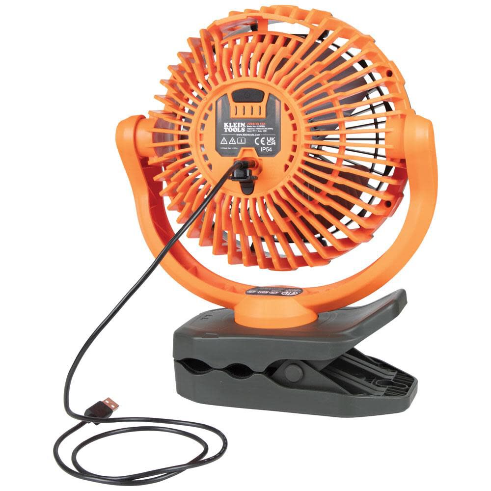 Clamping Jobsite Fan Rechargeable PJSFM2