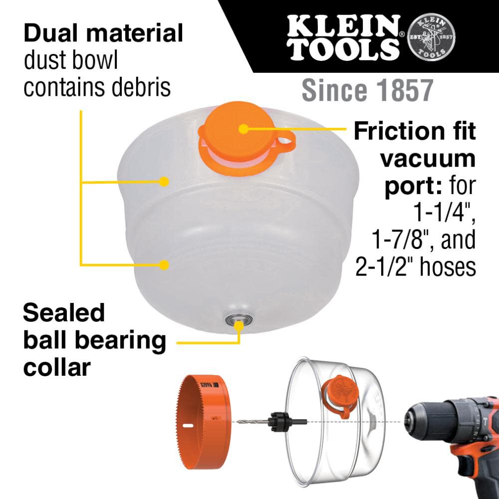 Collapsible Hole Saw Dust Bowl 31101