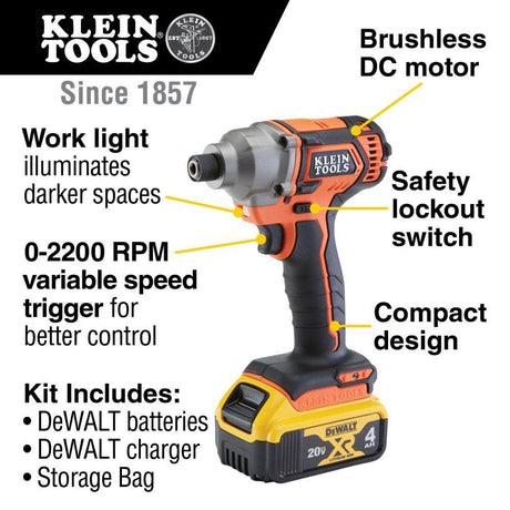 Compact Impact Driver Kit BAT20CD1