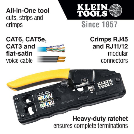 Compact Ratcheting Modular Crimper VDV226-107