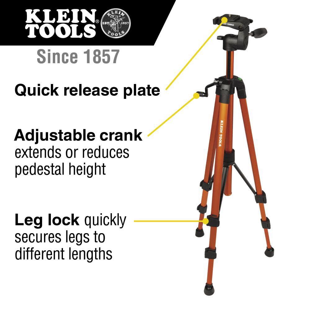 360-Degree Rotation Aluminum Tripod (Compatible with Red lasers) 69345