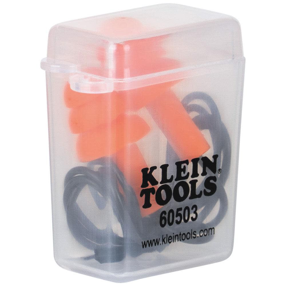 Corded Earplugs 6 Pairs 605036