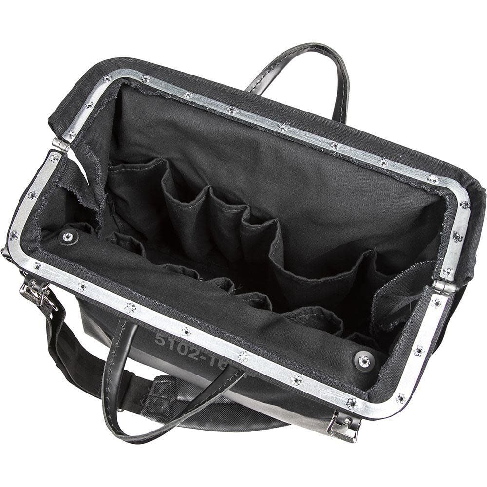 Deluxe Black Canvas Tool Bag 16-Inch 510216SPBLK