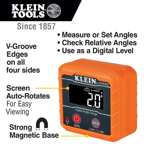 Digital Angle-Gauge and Level 935DAG