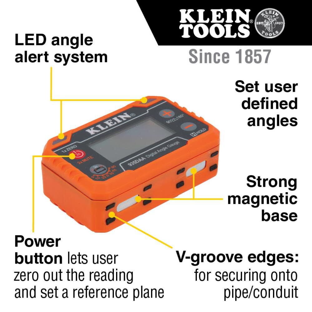 Digital Angle-Gauge with Angle Alert 935DAA