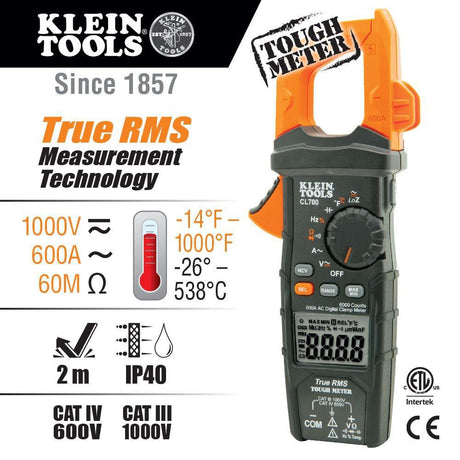 Digital Clamp Meter AC Auto LoZ CL700