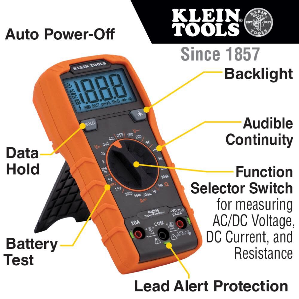 Digital Multimeter Manual 600V MM325