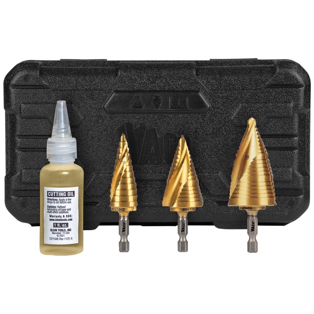 Electricians Step Drill Bit Set 25951