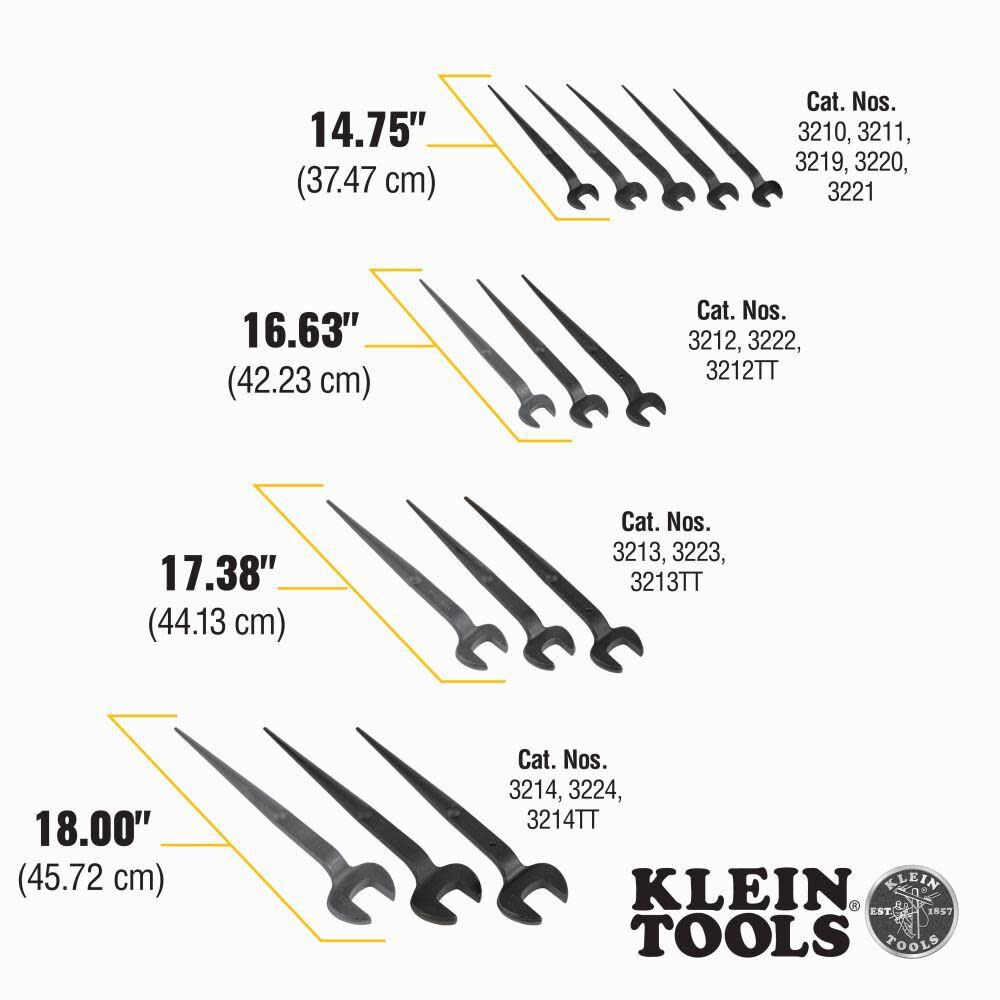 Erection Wrench 1-1/8in US Reg Nut 3222