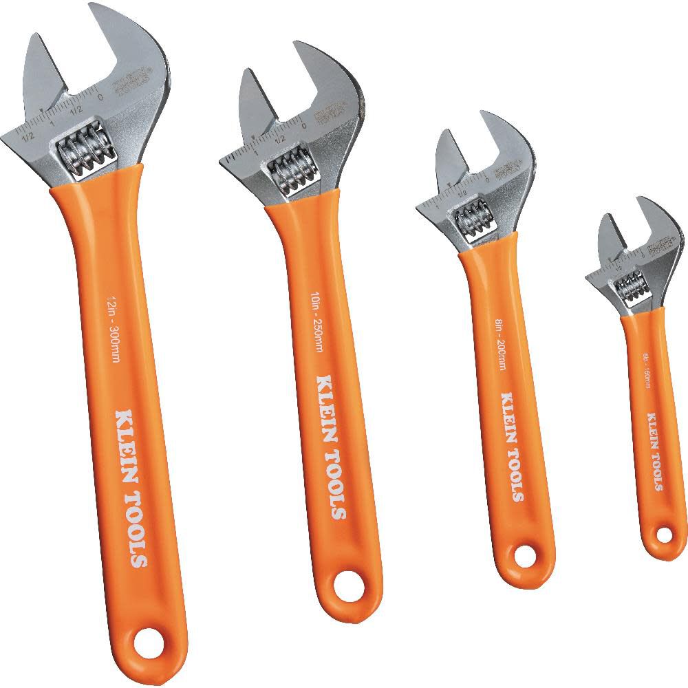 Extra-Capacity Adjustable Wrench Set 4pc D5074