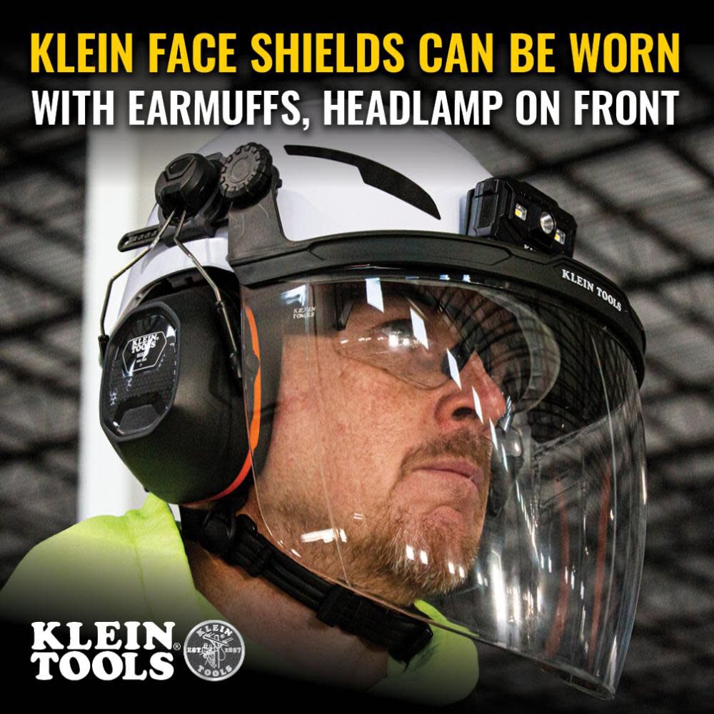 Face Shield, Cap Style, Clear 60472