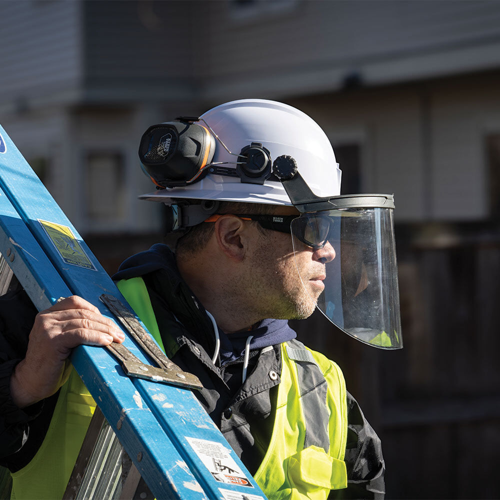 Face Shield, Full Brim, Clear 60528