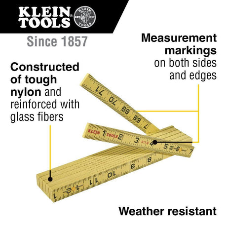 Fiberglass Folding Rule Outer Read 9116