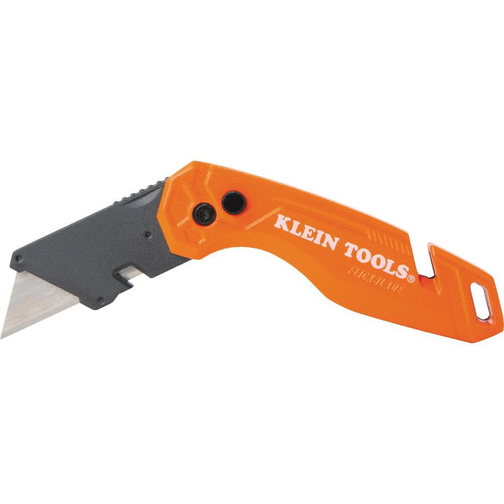 Flickblade 3/4-in 6-Blade Folding Utility Knife with On Tool Blade Storage 44303