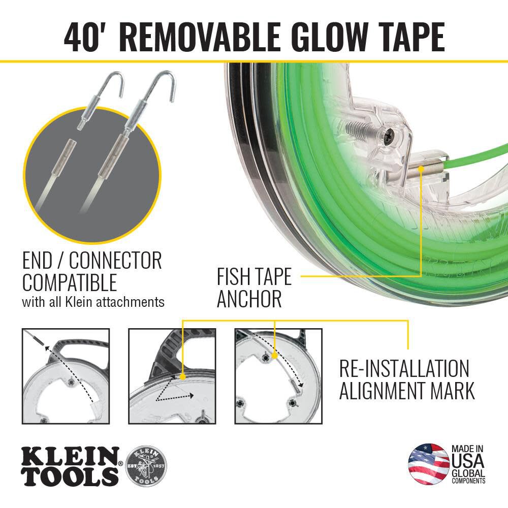 Glow Fish Tape 40 Foot 50660